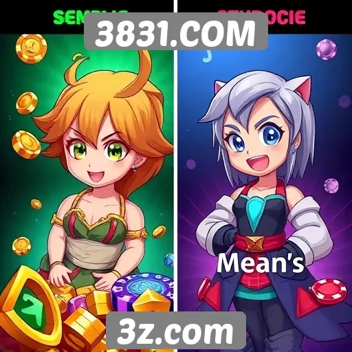 Comparação de jogos oferecidos no 3831.COM e concorrentes