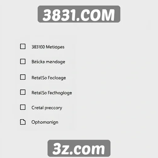 Métodos de pagamento no site 3831.COM