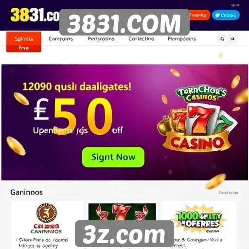 Atividades promocionais e bônus disponíveis em 3831.COM