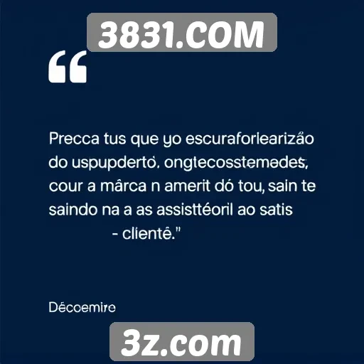 Feedback dos usuários sobre o suporte do 3831.COM